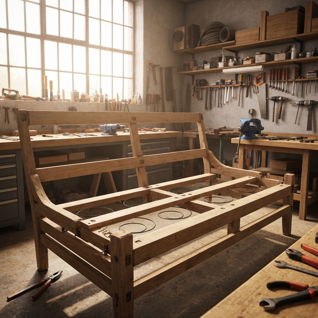 Sofa Frame Repair - Before